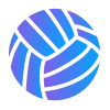 Icono de una pelota de vóleibol